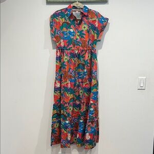 Colorful Floral Maxi Dress